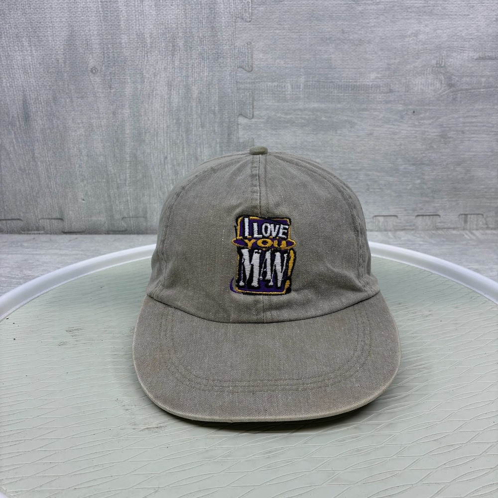 Vintage I Love You Man‎ Movie Promo Hat Mens Tan Cotton Bud Light Beer Promo